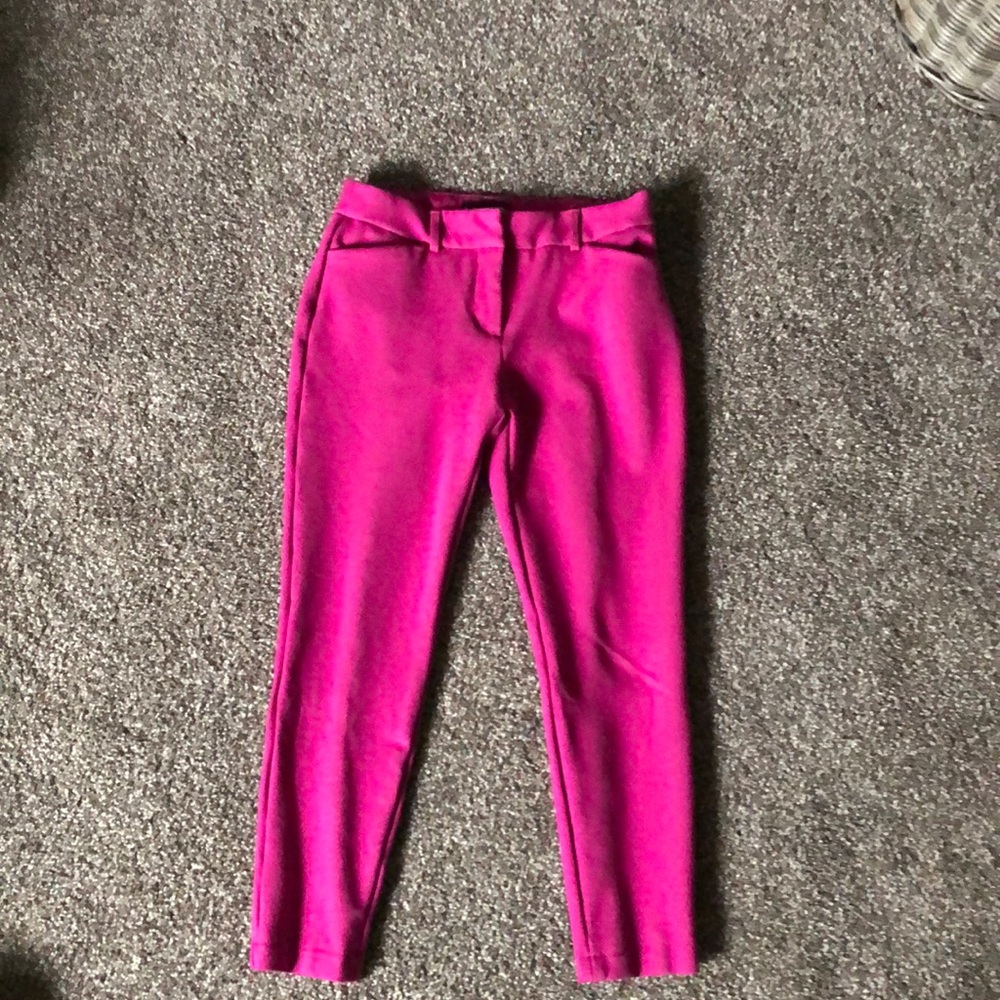 Pink dress pants/leggings